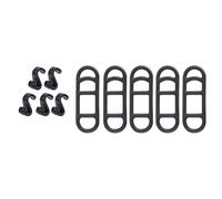 Kaeltsyn Sostituzione della cinghia in silicone per bicicletta Cinghia montaggio per torcia elettrica Bende per montaggio luce Bicicletta per Luce Cravatta Nastro fissaggio