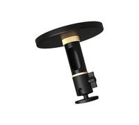 Kaeltsyn Staffa a sospensione in metallo per proiettori a soffitto con design a vite nascosta e supporto scorrevole con dado angolare liscio