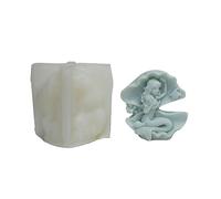 Kaeltsyn Stampo in silicone a forma di sirene 3D, profumato, per aromaterapia