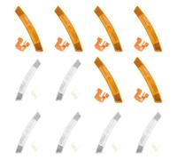 Kaeltsyn Strisce riflettenti per raggi della bicicletta, resistenti alle intemperie, per un facile montaggio senza attrezzi, si adattano alla maggior parte dei tipi di ruote