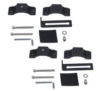 Kaeltsyn Supporti per Stick Luminosi per per Stick Roll da, A | Morsetto supporto per tubo tondo, coppia in lega alluminio nera per configurazione guida elettrica