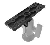 Kaeltsyn Supporto di alluminio resistente dei cercatori di pesce con gli universali 1,5" supporto del cercatore di pesce dell'incavo della palla