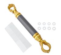 Kaeltsyn Supporto per luce bici in fibra di carbonio ad alta resistenza, offre resistenza e protezione dagli urti per un uso sicuro Supporto per manubrio a sgancio rapido per accessori bici tra cui