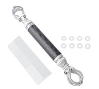 Kaeltsyn Supporto per luce bici in fibra di carbonio ad alta resistenza, offre resistenza e protezione dagli urti per un uso sicuro Supporto per manubrio a sgancio rapido per accessori bici tra cui