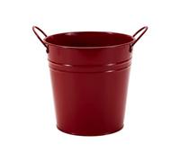 Kaeltsyn Vaso da fiori a secchiello binaurale per piante, contenitore per recinzione, per balconi, giardino, casa, interni ed esterni, esposizione di colore