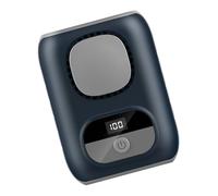 Kaeltsyn Ventilatore da cintura a mani libere, 5 velocità, compatibile con alimentazione mobile, indossabile per pesca, arrampicata, viaggi, forte montaggio in vita, portatile