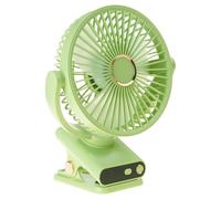 Kaeltsyn Ventilatore montato a clip 2000 mAh batteria rimovibile tecnologia motore brushless impostazione 5 velocità per viaggio campeggio clip on per campeggio crescere tenda