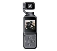 Kaeltsyn Videocamera con riprese 2K, Without memory card | Design portatile compatto, testa rotante, messa a fuoco automatica e luce riempimento integrata per esterni