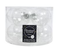 Kaemingk - 10 Palle Ø 6 cm - Colore Vetro Trasparente