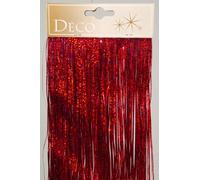 Kaemingk Capelli d'angelo Topper dell'albero Rosso 50 x 40 cm Natale Inverno
