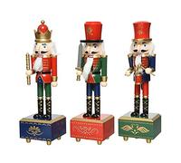 Kaemingk Carillon Soldatino schiaccianoci Nutcracker Legno 30x9x8cm 1pezzo