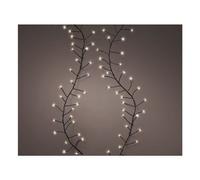 Filo Nero 960 luci - MICROLED Bianco caldo (12 + 5 mt) 8 Giochi di luce LUMINEO IP44 496716