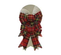 Kaemingk Fiocco Scozzese Rosso con Clip conf. 2 Pezzi 2x14x17cm
