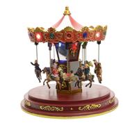 Kaemingk Giostra cavallucci con movimento e luci (24x24x25cm) 481379