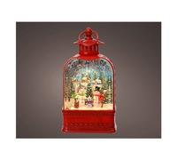 Kaemingk Lanterna con Acqua e Led Rosso (13x7x27,5 cm) 488746