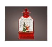 Kaemingk Lanterna con Acqua e Led Rosso (13x7x27,5 cm) 488747