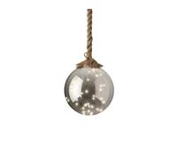 Kaemingk Pallina Con Micro Led A Batteria E Corda Natale Luci E Decorazioni, Multicolore, 8719152580903