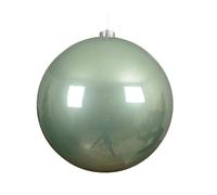 Kaemingk Palline di Natale in plastica, 14 cm x 1 pezzo, grandi e infrangibili, palline per albero di Natale XXL, per Natale, decorazioni per albero di Natale e decorazioni per albero di Natale, verde