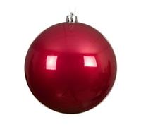 Kaemingk Palline di Natale in plastica, 14 cm x 1 pezzo, grandi e infrangibili, XXL, per Natale, decorazioni per albero di Natale, colore rosa
