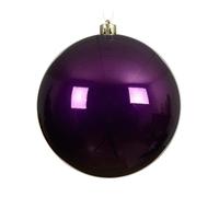 Kaemingk Palline di Natale in plastica, 14 cm x 1 pezzo, grandi e infrangibili, XXL, per Natale, decorazioni per albero di Natale e albero di Natale, fico