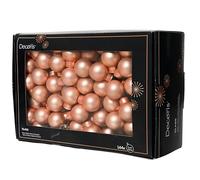 Kaemingk Palline di Natale su filo di vetro, 2 cm x 144 pezzi, opache, piccole palline decorative, decorazioni natalizie e perle di pesca