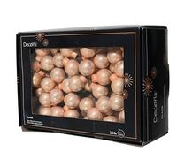 Kaemingk Palline di Natale su filo di vetro, 2 cm x 144 pezzi, piccole sfere decorative, decorazioni natalizie e decorazioni natalizie, perle di pesca lucide