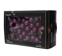 Kaemingk Palline di Natale su filo di vetro, 2 cm x 144 pezzi, piccole sfere decorative, decorazioni natalizie e fico lucido