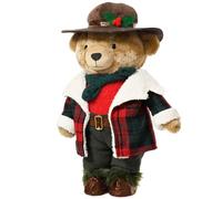Kaemingk Peluche Orso con Giacca Scozzese e Cappello 45cm