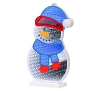 Kaemingk Pupazzo di neve luce fissa (14,7x6x27,2cm) 153 luci - LED SMD IP20