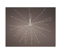 Kaemingk Ramo 32 fili Silver (D75 cm) 8 giochi di luce (1pz) LUMINEO 256 luci -