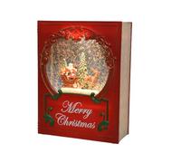 Kaemingk Scenario Natale Libro con Luci LED Calde 7x16x21 cm