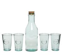 Kaemingk - Set di 4 Bicchieri in Vetro Riciclato, Colore: Trasparente