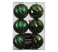 Kaemingk Set palline albero Natale (6pz) Plastica Pine green 26080