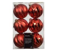 Kaemingk Set palline albero Natale Red (6pz)