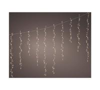 Kaemingk Tenda luminosa Natale Bianco 256 luci - LED Bianco freddo (3,75 + 5 mt)