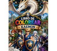 Kaemon y el Dragón de las tormentas: Libro de Colorear de Aventuras Mágicas