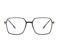 KAEOISFU Occhiali da lettura trasparenti quadrati oversize Uomo Donna Occhiali da computer con blocco della luce blu Occhiali da lettura con prescrizione