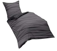 Kaeppel G-105840-79D1-VL97 - Biancheria da letto Motion, color stagno, copripiumino singolo, 1 x 80/80 e 135/200 cm