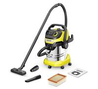 Kärcher Aspirateurs EAU et poussière 1.628-357.0, Aspirapolvere Acqua e Polvere WD 5 P S V-25/5/22, Giallo