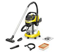 KÄRCHER aspiratore solidi liquidi WD 6 P S V-30/8/35/T con presa elettroutensile, 1300 W, contenitore in plastica: 30 l, tubo di aspirazione: 3,5 m, funzione soffiante, filtro in vello