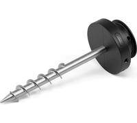 Kärcher Picchetto per Tubi Flessibili: picchetto in Metallo con livella a Bolla Integrata, Posizionamento Flessibile, Raggio Girevole a 360°, Nero