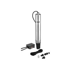 KÄRCHER BP 6 Deep Well, elettropompa sommersa a pressione, portata massima 5000 l/h, massima profondità d'immersione 27 m, pressione massima 5,5 m/bar, raccordo tubo, cavalletto per il montaggio