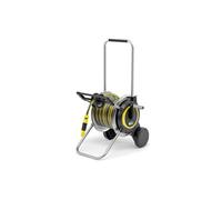 Kärcher Carrello avvolgitubo HT 5.20 m, mobile con base extra larga, robusto avvolgitubo in metallo, manico regolabile in altezza, tubo da 20 m e accessori inclusi