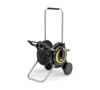 Kärcher Carrello porta tubi HT 4, elevata stabilità e stabilità, facile da arrotolare e srotolare, connettore per tubo angolato, nero