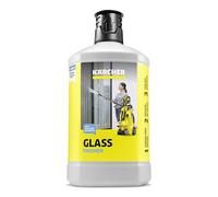 Kärcher Detergente per Vetri e Verande 3in1 da 1L - Utilizzabile sia per il lavaggio a mano che da integrare con il sistema Plug'n'Clean delle Idropulitrici