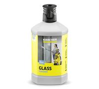 Kärcher Detergente per Vetri e Verande 3in1 da 1L - Utilizzabile sia per il lavaggio a mano che da integrare con il sistema Plug'n'Clean delle Idropulitrici