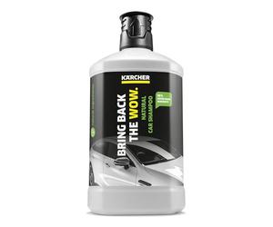 KÄRCHER Detergente schiumogeno naturale RM 610N per idropulitrici, Shampoo 3in1 per pulizia auto e moto, 1 litro, naturale e delicato su tutte le superfici verniciate e in plastica