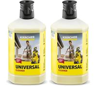 Kärcher Detergente universale per idropulitrici da 1 L - Utilizzabile sia per il lavaggio a mano che da integrare con il sistema Plug'n'Clean delle Idropulitrici (Confezione da 2)