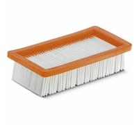 KÄRCHER Filtro plissettato piatto originale KFI 7420, 1 pezzo, per aspiracenere AD 2, AD 4 Premium, AD 3, AD 3.200, AD 3.000, utile per preservare il motore dell'aspiracenere e trattenere lo sporco