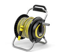 Kärcher Set di supporti per tubi flessibili HR 3.20, capacità: max. 40 m, flessibile, facile da riporre a parete e per uso mobile in giardino, con tubo da 20 m e accessori, colore: nero